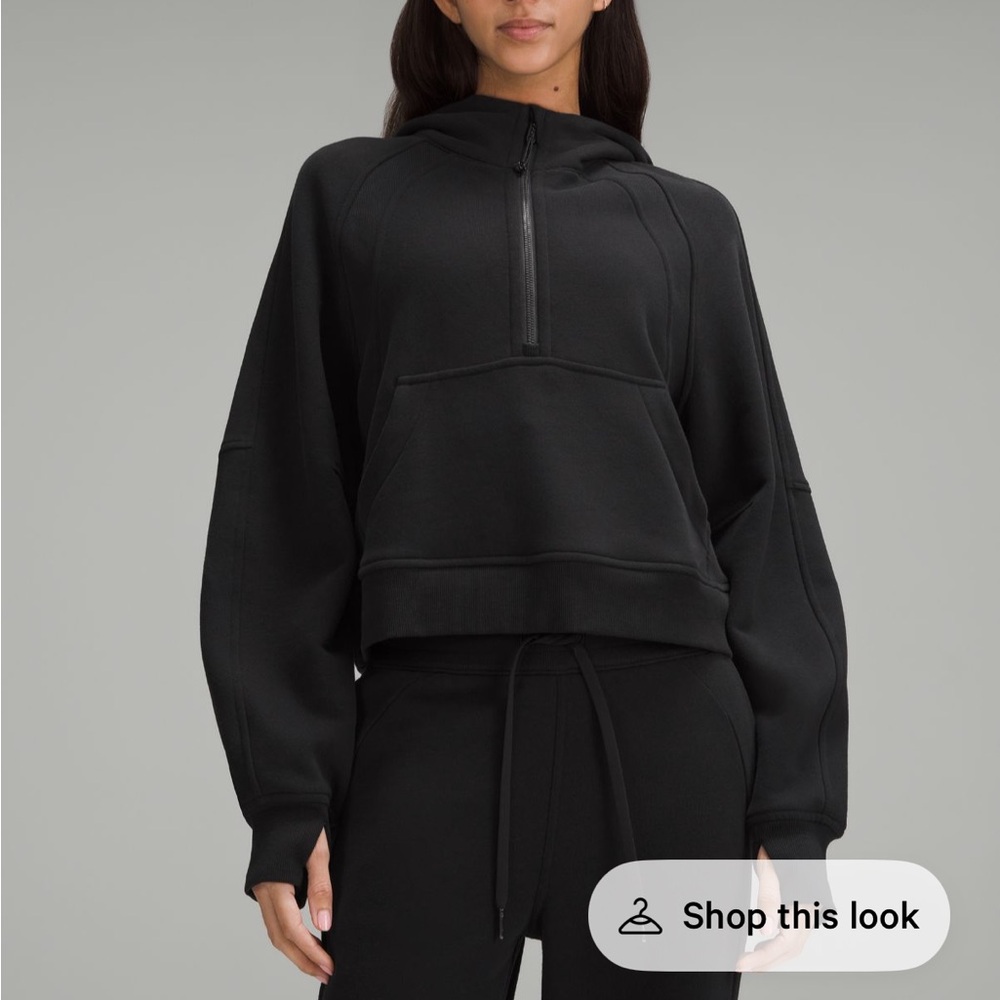 lululemon black scuba hoodie great condition